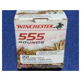 Winchester 555 Rounds .22 LR 36 Grain Ammo