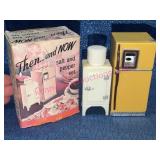 Then and Now Refrigerator Salt & Pepper Shakers