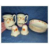 Hall Jewel Superior Dinnerware Salt & Pepper Lot