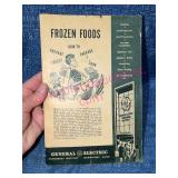 GE 1940s Frozen Foods Booklet Consumers Institute