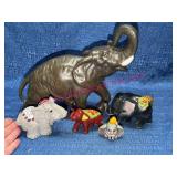 Elephant Figurines incl. Disney Japan