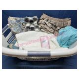 Linens w/Laundry Basket