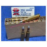 Western Super X 250 Savage Silvertip Ammo Box