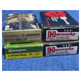 20 Rounds 12 Gauge Shotgun Ammo, Mixed Brands