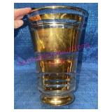 Art Deco Rupel Gilt Glass Booms Vase