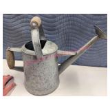 Threshold Galvanized Watering Can w/Wood Handles