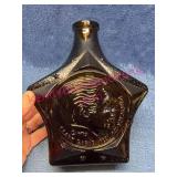 Wheaton Clark Gable Star Amber Decanter