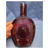 Horse Shoe Bitters Purple Glass Bottle