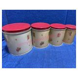 1940s Empeco National Can Corp NY Tin Canisters