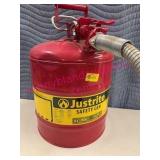Justrite 5 Gallon Red Safety Can w/Flex Spout
