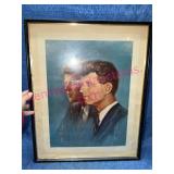JFK & RFK Portrait Print by Alton S. Tobey