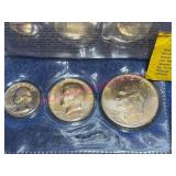 (3) 1976 22K Gold Plated Bicentennial Coins Unc
