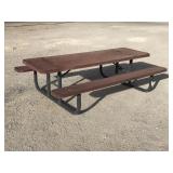 Rubber Coated Steel Picnic Table