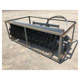 Unused 2020 Hydraulic Skid-Steer 6FT Angle Broom