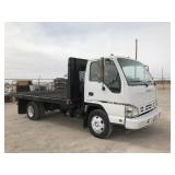 2007 Isuzu NPR Flatbed Stake Truck