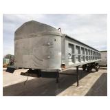 1985 CMC Aluminum End Dump Trailer