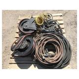 Pallet of Assorted Air Hoses / Reels