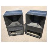 (2)pcs Big Rolling Stage Speakers