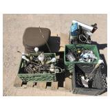 Pallet of Assorted Lights, Cushions, Parts