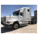 1997 Freightliner White Sleeper Truck Tractor