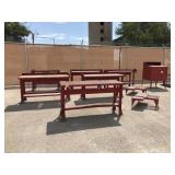 Surplus Snapon Shop / Welding Table - (9pcs)
