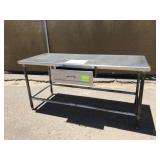 School Restaurant Surplus - Prep Table w/Drawer