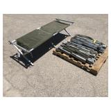 (5)pc Military Folding Cots