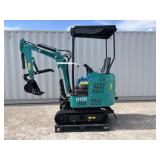 UNUSED 13.5HP Gas Mini-Excavator H15R w/ Blade