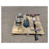 (4)pcs- ATV Rims, Linear Actuator, MotoStick