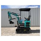 UNUSED 13.5HP Gas Mini-Excavator MH12RX w/ Blade