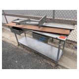 School Surplus- SS Kitchen Prep Table w/ Drawers