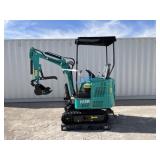 UNUSED 13.5HP Gas Mini-Excavator H15R w/ Blade