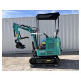 UNUSED 15HP Gas Mini-Excavator H15R w/ Blade