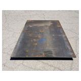 UNUSED 5FT x 8FT x .75" Thick Steel Plate