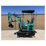 UNUSED 15HP Gas Mini-Excavator MH12RX w/ Blade