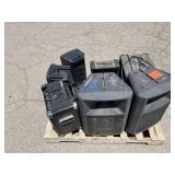 School Surplus- (7)pcs Speakers, Audio Systems