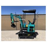 UNUSED 15HP Gas Mini-Excavator MH12RX w/ Blade