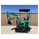 UNUSED 15HP Gas Mini-Excavator MH12RX w/ Blade