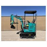 UNUSED 15HP Gas Mini-Excavator H15R w/ Blade