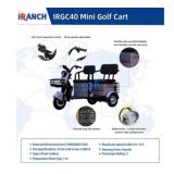 NEW IRGC40 Electric Mini Golf Cart- PURPLE