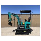 UNUSED 15HP Gas Mini-Excavator MH12RX w/ Blade