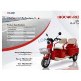 NEW IRGC40 Electric Mini Golf Cart- RED