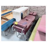 School Surplus: (2) Massage Benches, Red
