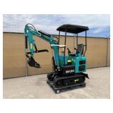 UNUSED 15HP Gas Mini-Excavator MH12RX w/ Blade