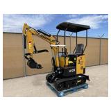 UNUSED AGT 15HP Gas Mini-Excavator H12R w/Blade