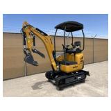 UNUSED AGT 23HP Gas Mini-Excavator QK20R w/Blade