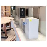 School Surplus: Aprx(20)pcs- Row of File Cabinets