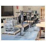 School Surplus: Aprx(19)pcs-Row of Tables,Cabinets