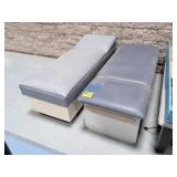 School Surplus: (2) Massage Benches, Grey