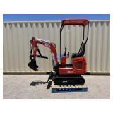 UNUSED SDL15HP Gas Mini-Excavator ME15 w/Blade